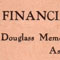 Frederick Douglass Memorial and Historical Association Financial Report